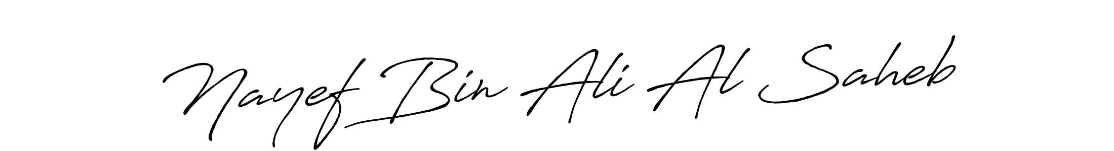 Similarly Antro_Vectra_Bolder is the best handwritten signature design. Signature creator online .You can use it as an online autograph creator for name Nayef Bin Ali Al Saheb. Nayef Bin Ali Al Saheb signature style 7 images and pictures png