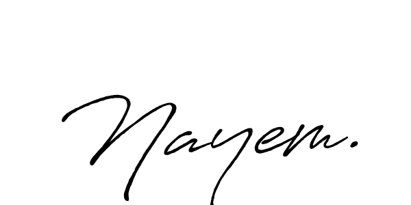 Here are the top 10 professional signature styles for the name Nayem.. These are the best autograph styles you can use for your name. Nayem. signature style 7 images and pictures png