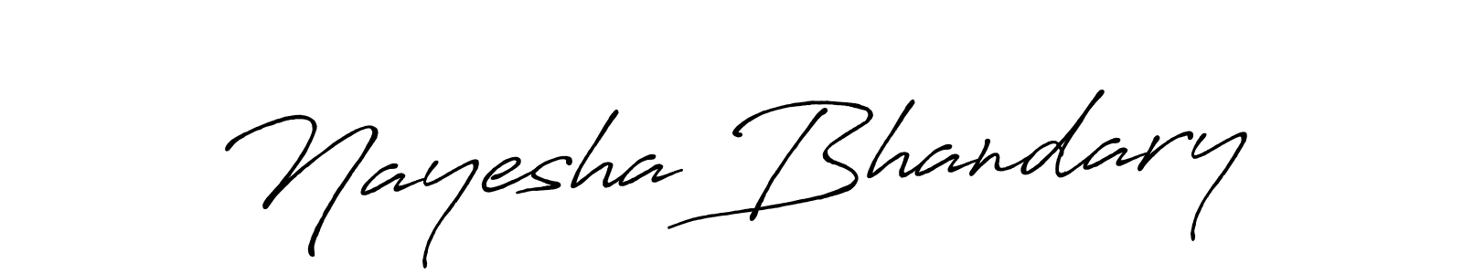 Make a short Nayesha Bhandary signature style. Manage your documents anywhere anytime using Antro_Vectra_Bolder. Create and add eSignatures, submit forms, share and send files easily. Nayesha Bhandary signature style 7 images and pictures png