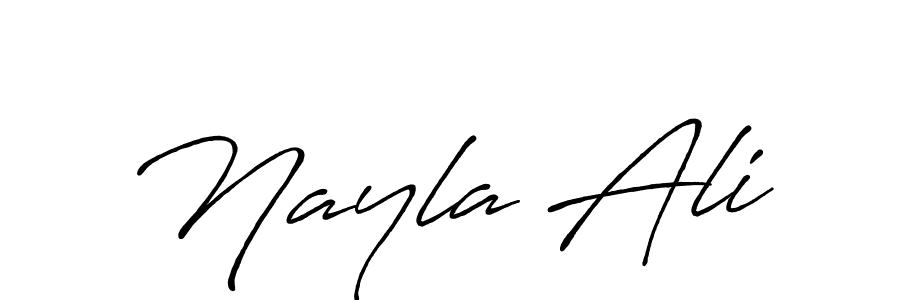 Also we have Nayla Ali name is the best signature style. Create professional handwritten signature collection using Antro_Vectra_Bolder autograph style. Nayla Ali signature style 7 images and pictures png