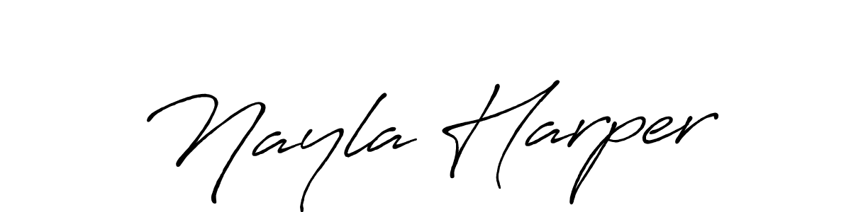 Use a signature maker to create a handwritten signature online. With this signature software, you can design (Antro_Vectra_Bolder) your own signature for name Nayla Harper. Nayla Harper signature style 7 images and pictures png