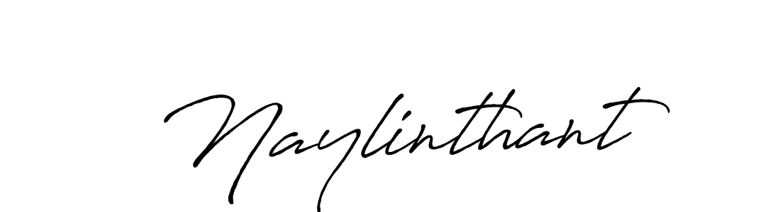 How to make Naylinthant name signature. Use Antro_Vectra_Bolder style for creating short signs online. This is the latest handwritten sign. Naylinthant signature style 7 images and pictures png
