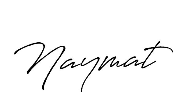 How to make Naymat signature? Antro_Vectra_Bolder is a professional autograph style. Create handwritten signature for Naymat name. Naymat signature style 7 images and pictures png