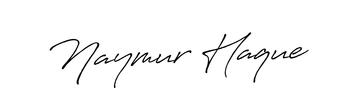 Naymur Haque stylish signature style. Best Handwritten Sign (Antro_Vectra_Bolder) for my name. Handwritten Signature Collection Ideas for my name Naymur Haque. Naymur Haque signature style 7 images and pictures png