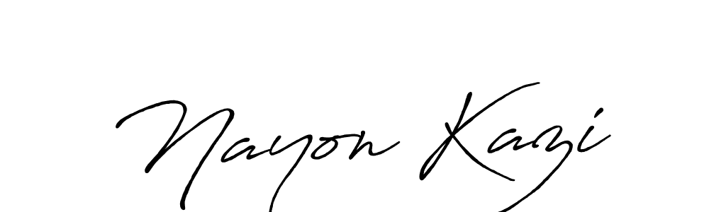 Antro_Vectra_Bolder is a professional signature style that is perfect for those who want to add a touch of class to their signature. It is also a great choice for those who want to make their signature more unique. Get Nayon Kazi name to fancy signature for free. Nayon Kazi signature style 7 images and pictures png