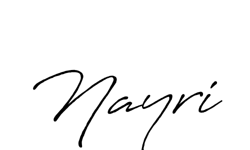 Nayri stylish signature style. Best Handwritten Sign (Antro_Vectra_Bolder) for my name. Handwritten Signature Collection Ideas for my name Nayri. Nayri signature style 7 images and pictures png