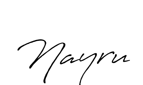 Use a signature maker to create a handwritten signature online. With this signature software, you can design (Antro_Vectra_Bolder) your own signature for name Nayru. Nayru signature style 7 images and pictures png
