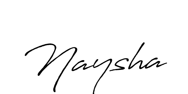 Also we have Naysha name is the best signature style. Create professional handwritten signature collection using Antro_Vectra_Bolder autograph style. Naysha signature style 7 images and pictures png
