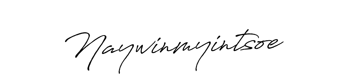 You should practise on your own different ways (Antro_Vectra_Bolder) to write your name (Naywinmyintsoe) in signature. don't let someone else do it for you. Naywinmyintsoe signature style 7 images and pictures png