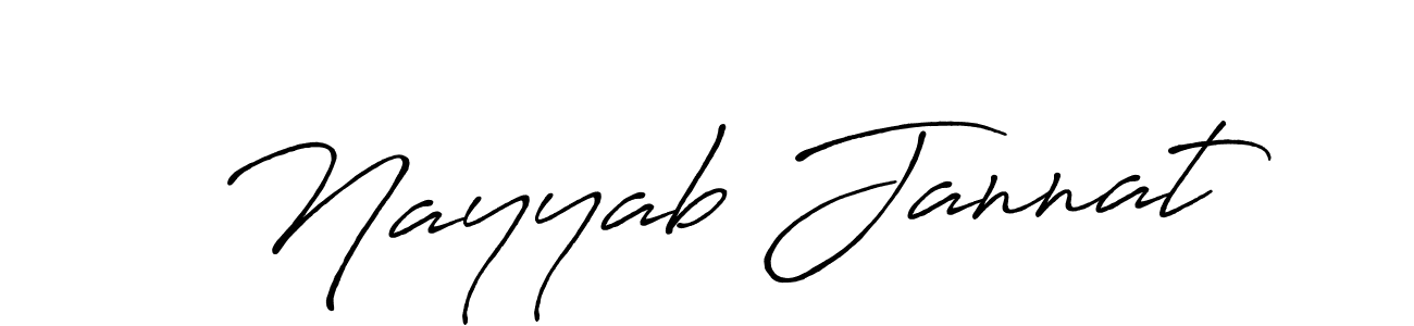 Also You can easily find your signature by using the search form. We will create Nayyab Jannat name handwritten signature images for you free of cost using Antro_Vectra_Bolder sign style. Nayyab Jannat signature style 7 images and pictures png