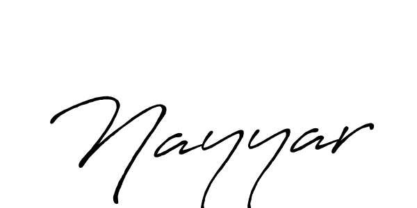 Design your own signature with our free online signature maker. With this signature software, you can create a handwritten (Antro_Vectra_Bolder) signature for name Nayyar. Nayyar signature style 7 images and pictures png