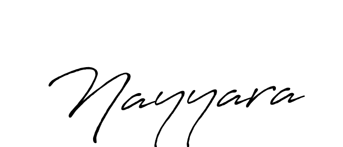 Design your own signature with our free online signature maker. With this signature software, you can create a handwritten (Antro_Vectra_Bolder) signature for name Nayyara. Nayyara signature style 7 images and pictures png