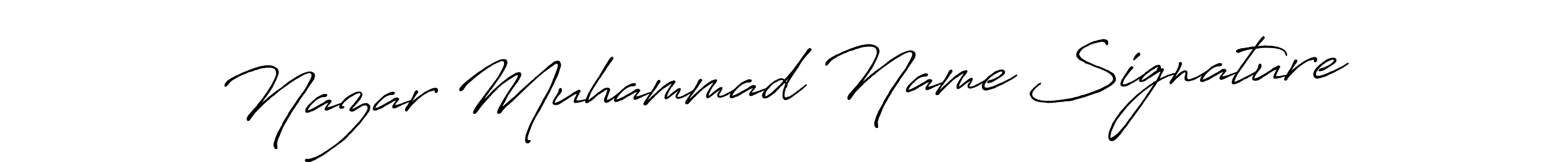 Nazar Muhammad Name Signature stylish signature style. Best Handwritten Sign (Antro_Vectra_Bolder) for my name. Handwritten Signature Collection Ideas for my name Nazar Muhammad Name Signature. Nazar Muhammad Name Signature signature style 7 images and pictures png