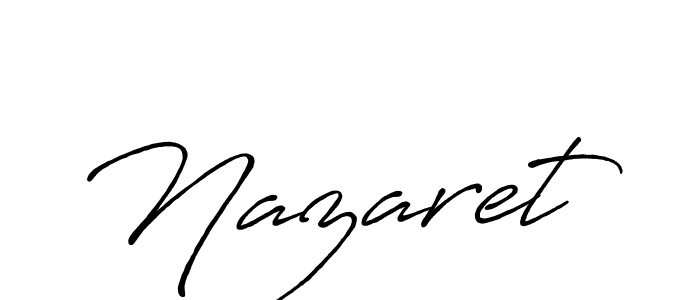 You should practise on your own different ways (Antro_Vectra_Bolder) to write your name (Nazaret) in signature. don't let someone else do it for you. Nazaret signature style 7 images and pictures png