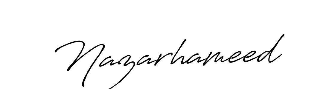 Once you've used our free online signature maker to create your best signature Antro_Vectra_Bolder style, it's time to enjoy all of the benefits that Nazarhameed name signing documents. Nazarhameed signature style 7 images and pictures png