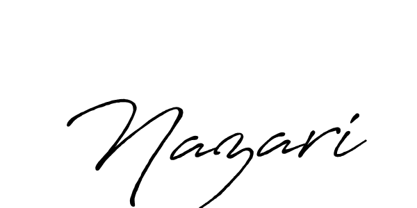 Similarly Antro_Vectra_Bolder is the best handwritten signature design. Signature creator online .You can use it as an online autograph creator for name Nazari. Nazari signature style 7 images and pictures png