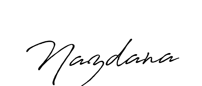 Similarly Antro_Vectra_Bolder is the best handwritten signature design. Signature creator online .You can use it as an online autograph creator for name Nazdana. Nazdana signature style 7 images and pictures png