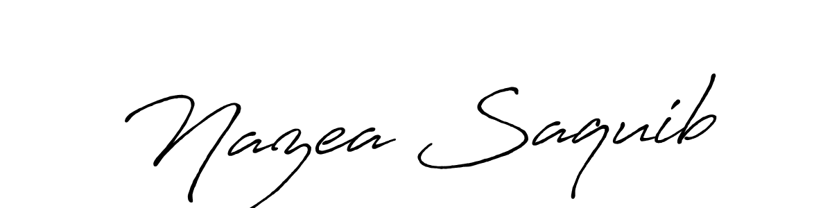 Also You can easily find your signature by using the search form. We will create Nazea Saquib name handwritten signature images for you free of cost using Antro_Vectra_Bolder sign style. Nazea Saquib signature style 7 images and pictures png