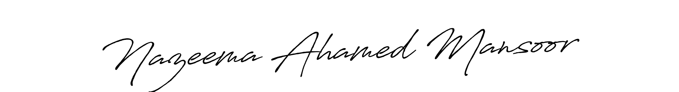 See photos of Nazeema Ahamed Mansoor official signature by Spectra . Check more albums & portfolios. Read reviews & check more about Antro_Vectra_Bolder font. Nazeema Ahamed Mansoor signature style 7 images and pictures png