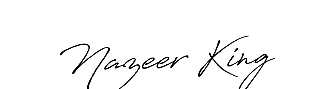 Best and Professional Signature Style for Nazeer King. Antro_Vectra_Bolder Best Signature Style Collection. Nazeer King signature style 7 images and pictures png