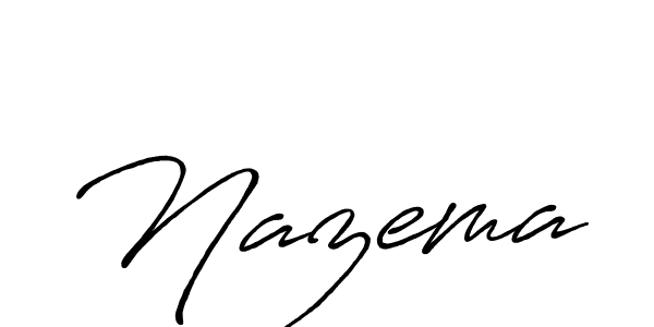 Antro_Vectra_Bolder is a professional signature style that is perfect for those who want to add a touch of class to their signature. It is also a great choice for those who want to make their signature more unique. Get Nazema name to fancy signature for free. Nazema signature style 7 images and pictures png