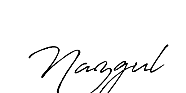 Design your own signature with our free online signature maker. With this signature software, you can create a handwritten (Antro_Vectra_Bolder) signature for name Nazgul. Nazgul signature style 7 images and pictures png