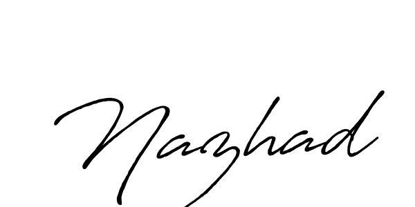 How to Draw Nazhad signature style? Antro_Vectra_Bolder is a latest design signature styles for name Nazhad. Nazhad signature style 7 images and pictures png