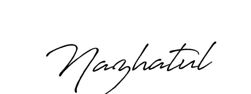 Make a short Nazhatul signature style. Manage your documents anywhere anytime using Antro_Vectra_Bolder. Create and add eSignatures, submit forms, share and send files easily. Nazhatul signature style 7 images and pictures png