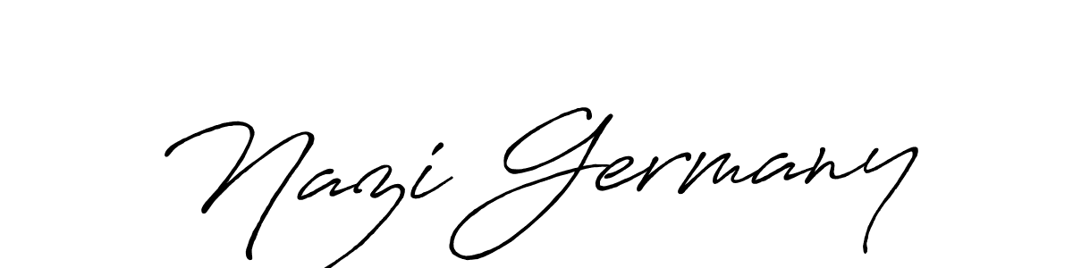 Also we have Nazi Germany name is the best signature style. Create professional handwritten signature collection using Antro_Vectra_Bolder autograph style. Nazi Germany signature style 7 images and pictures png