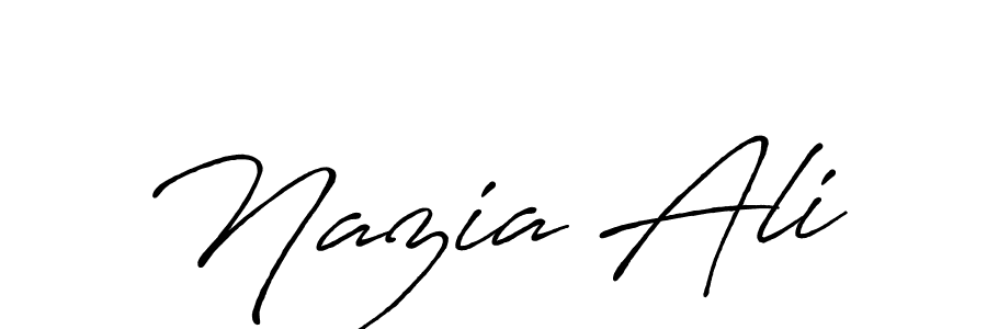 Here are the top 10 professional signature styles for the name Nazia Ali. These are the best autograph styles you can use for your name. Nazia Ali signature style 7 images and pictures png