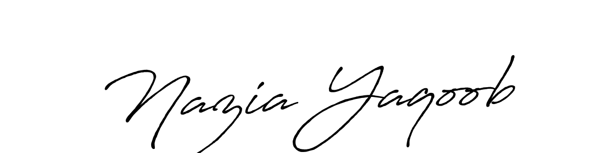You can use this online signature creator to create a handwritten signature for the name Nazia Yaqoob. This is the best online autograph maker. Nazia Yaqoob signature style 7 images and pictures png