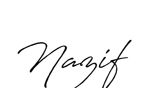 The best way (Antro_Vectra_Bolder) to make a short signature is to pick only two or three words in your name. The name Nazif include a total of six letters. For converting this name. Nazif signature style 7 images and pictures png