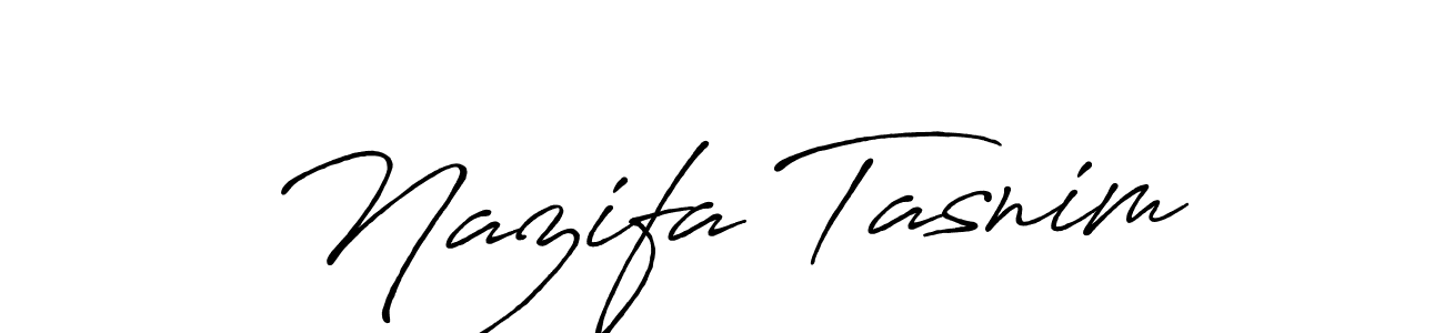 How to make Nazifa Tasnim signature? Antro_Vectra_Bolder is a professional autograph style. Create handwritten signature for Nazifa Tasnim name. Nazifa Tasnim signature style 7 images and pictures png