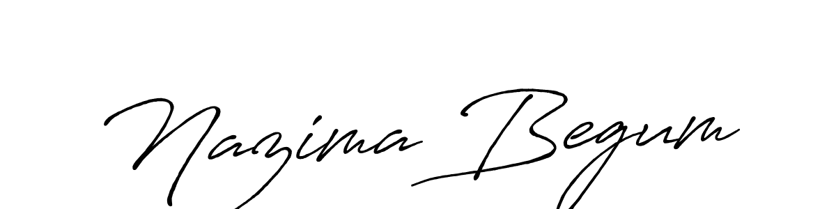 Make a beautiful signature design for name Nazima Begum. Use this online signature maker to create a handwritten signature for free. Nazima Begum signature style 7 images and pictures png