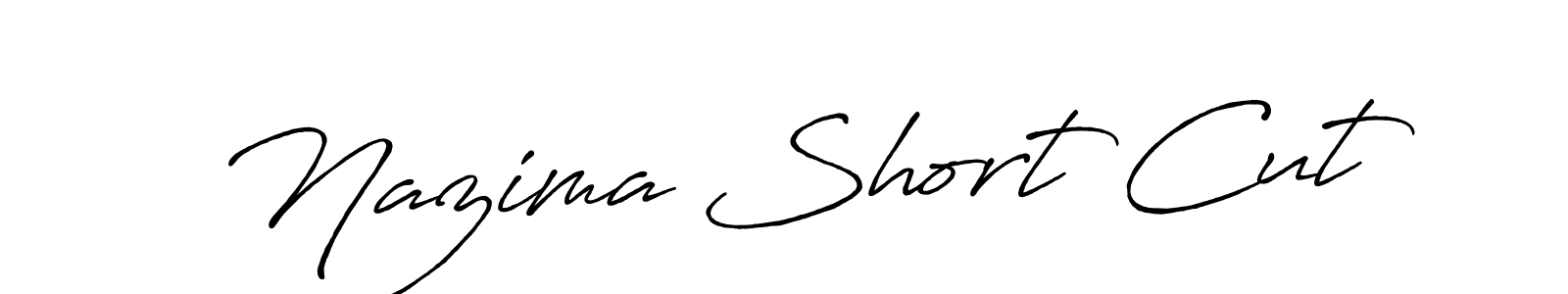 You should practise on your own different ways (Antro_Vectra_Bolder) to write your name (Nazima Short Cut) in signature. don't let someone else do it for you. Nazima Short Cut signature style 7 images and pictures png