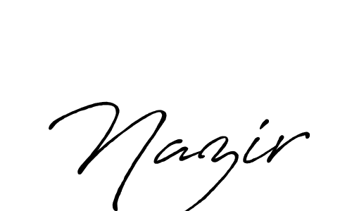 Make a beautiful signature design for name Nazir. Use this online signature maker to create a handwritten signature for free. Nazir signature style 7 images and pictures png