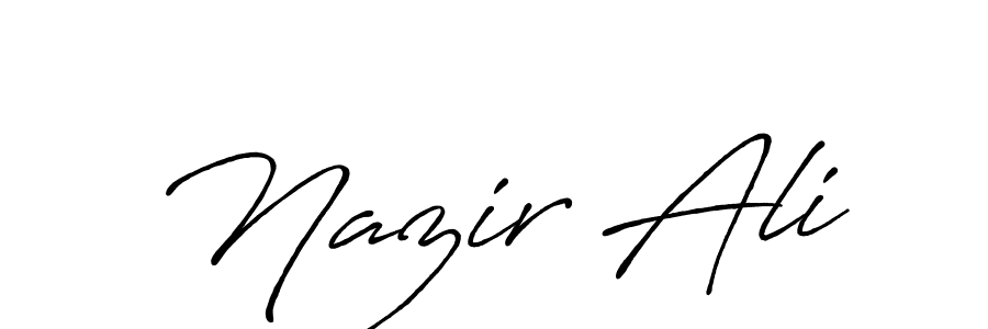 Here are the top 10 professional signature styles for the name Nazir Ali. These are the best autograph styles you can use for your name. Nazir Ali signature style 7 images and pictures png