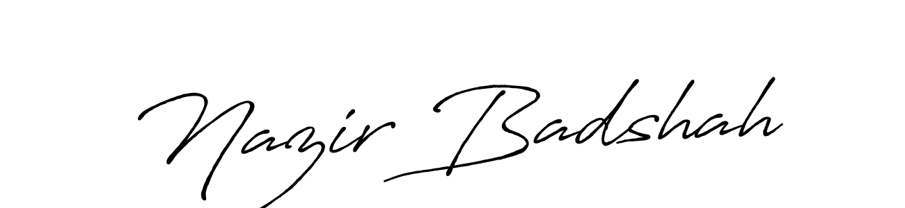 Make a beautiful signature design for name Nazir Badshah. Use this online signature maker to create a handwritten signature for free. Nazir Badshah signature style 7 images and pictures png
