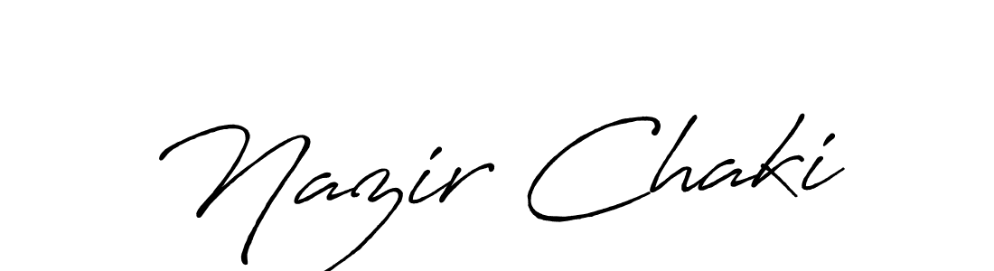 It looks lik you need a new signature style for name Nazir Chaki. Design unique handwritten (Antro_Vectra_Bolder) signature with our free signature maker in just a few clicks. Nazir Chaki signature style 7 images and pictures png