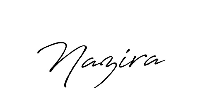 Also we have Nazira  name is the best signature style. Create professional handwritten signature collection using Antro_Vectra_Bolder autograph style. Nazira  signature style 7 images and pictures png