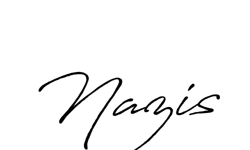 The best way (Antro_Vectra_Bolder) to make a short signature is to pick only two or three words in your name. The name Nazis include a total of six letters. For converting this name. Nazis signature style 7 images and pictures png