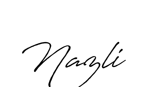 Once you've used our free online signature maker to create your best signature Antro_Vectra_Bolder style, it's time to enjoy all of the benefits that Nazli name signing documents. Nazli signature style 7 images and pictures png