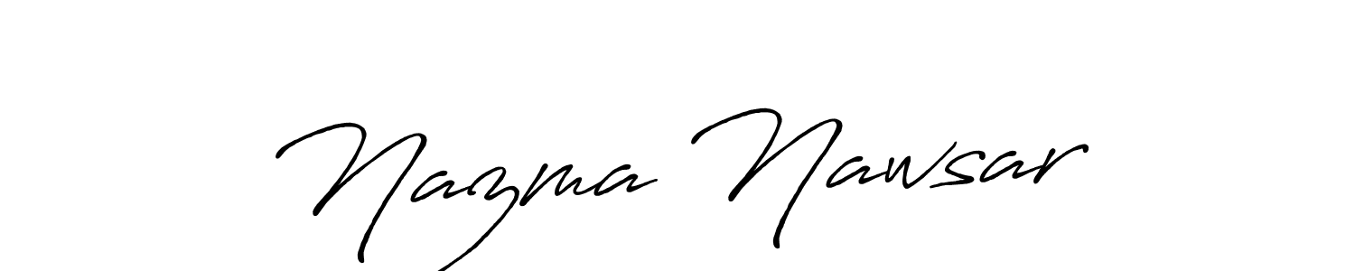 You can use this online signature creator to create a handwritten signature for the name Nazma Nawsar✨. This is the best online autograph maker. Nazma Nawsar✨ signature style 7 images and pictures png