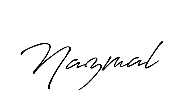 Antro_Vectra_Bolder is a professional signature style that is perfect for those who want to add a touch of class to their signature. It is also a great choice for those who want to make their signature more unique. Get Nazmal name to fancy signature for free. Nazmal signature style 7 images and pictures png