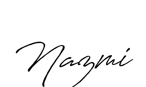 How to Draw Nazmi signature style? Antro_Vectra_Bolder is a latest design signature styles for name Nazmi. Nazmi signature style 7 images and pictures png