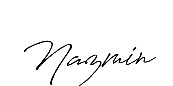 Make a beautiful signature design for name Nazmin. Use this online signature maker to create a handwritten signature for free. Nazmin signature style 7 images and pictures png