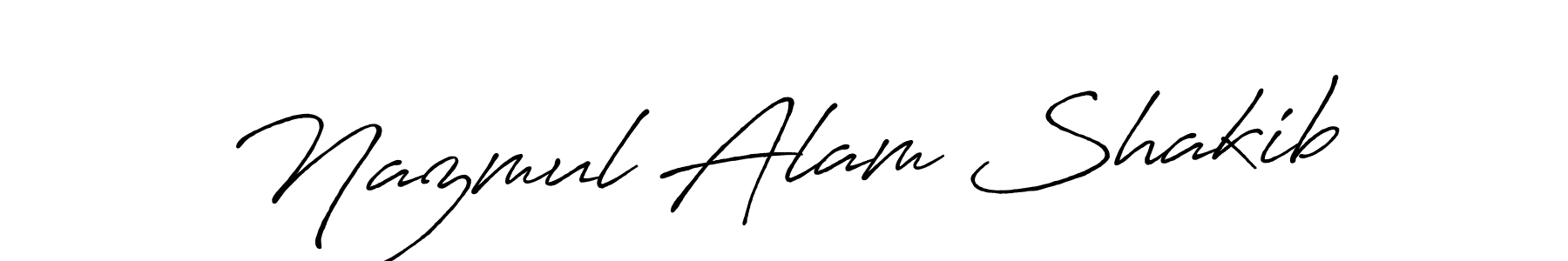 It looks lik you need a new signature style for name Nazmul Alam Shakib. Design unique handwritten (Antro_Vectra_Bolder) signature with our free signature maker in just a few clicks. Nazmul Alam Shakib signature style 7 images and pictures png