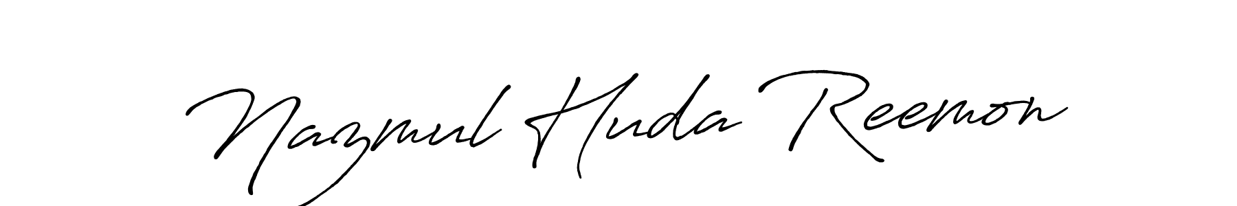 How to Draw Nazmul Huda Reemon signature style? Antro_Vectra_Bolder is a latest design signature styles for name Nazmul Huda Reemon. Nazmul Huda Reemon signature style 7 images and pictures png