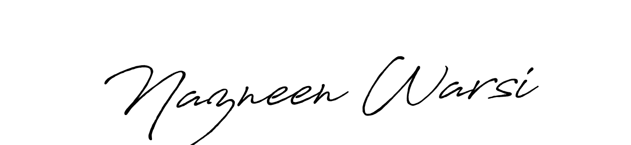 You can use this online signature creator to create a handwritten signature for the name Nazneen Warsi. This is the best online autograph maker. Nazneen Warsi signature style 7 images and pictures png