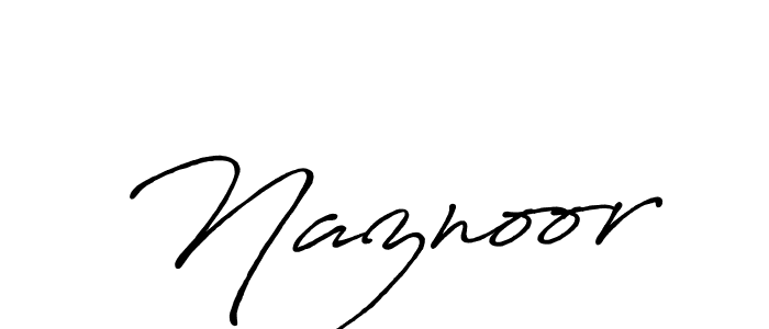 Also we have Naznoor name is the best signature style. Create professional handwritten signature collection using Antro_Vectra_Bolder autograph style. Naznoor signature style 7 images and pictures png